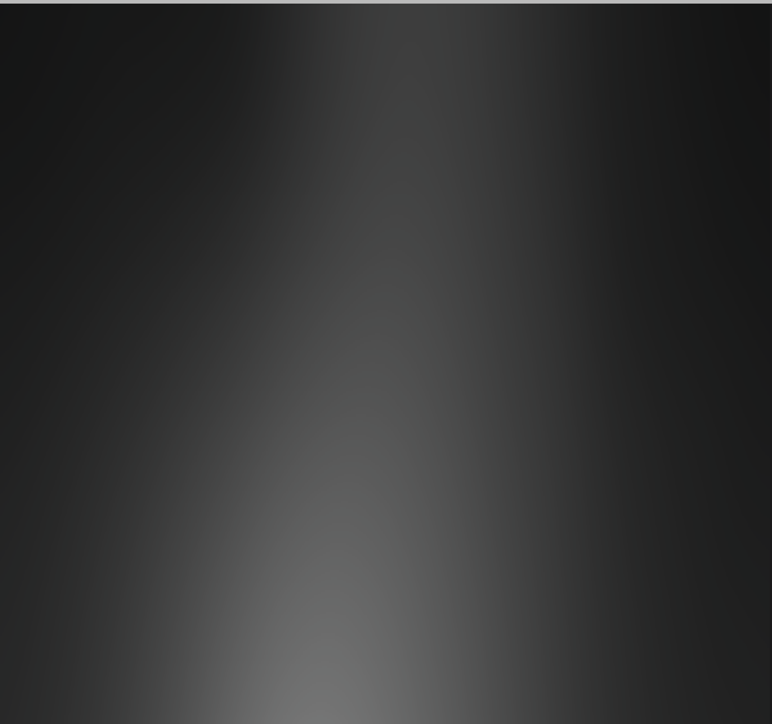 Gray gradient background for website footer.